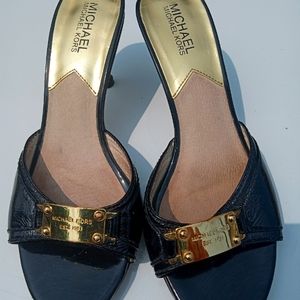 Michael Kors black heels size 8